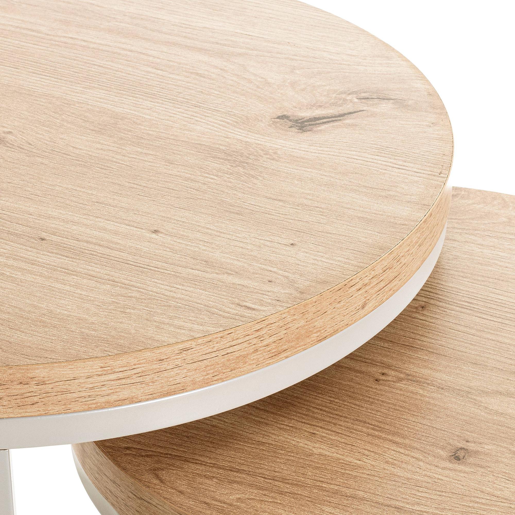 2x Levi Beistelltisch Lichtgrau 1