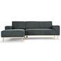 Vilmar Sofa 3-Sitzer Récamiere Links Form Blue Grey 2