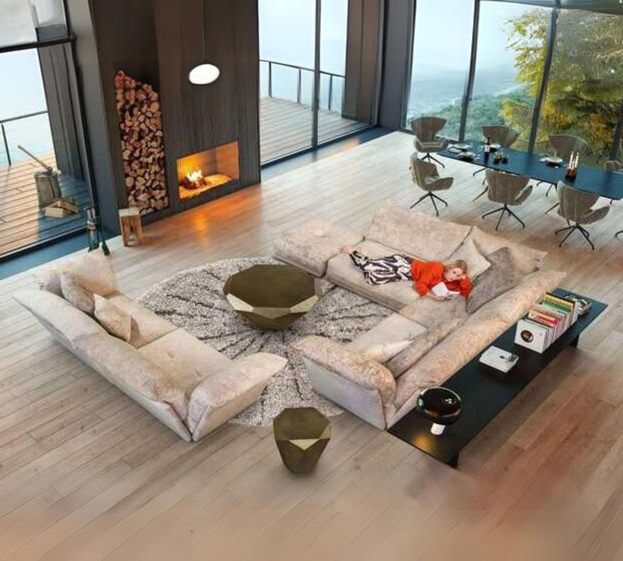 Esfera Sofa 3-Sitzer Bohème Vintage Velvet 2