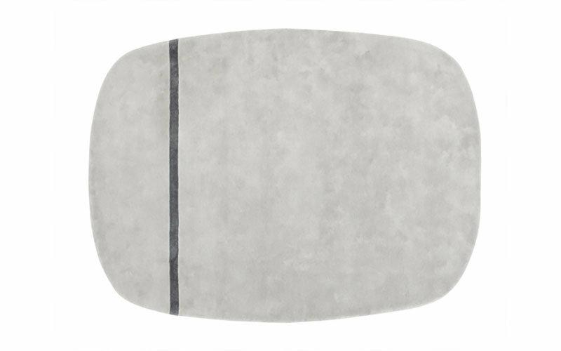 Oona Teppich Wolle Grau 0