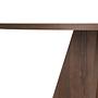 Virella Dining table Walnut Ø120 cm 6