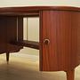 Mahogany Schreibtisch 1960 Jahre 14
