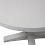 Deck Runder Esstisch Mangoholz Grau Ø120cm 3