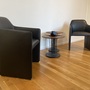 2x 525 Foster Walter Knoll Sessel mit Armlehne Leder Schwarz 1