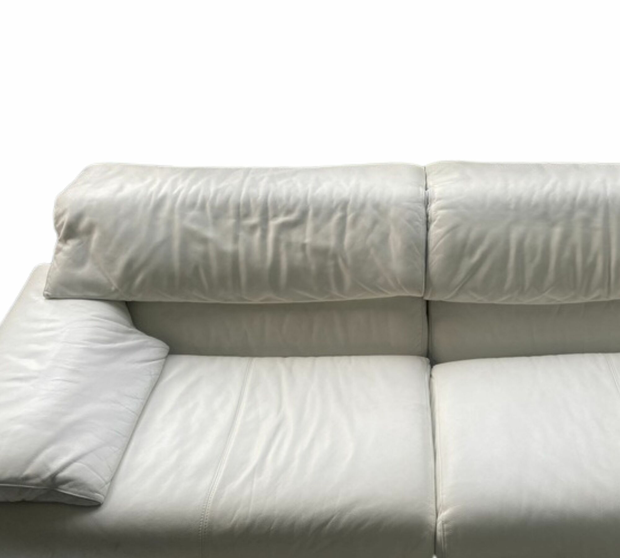 Alanda Sofa 3-Sitzer Leder Creme 1