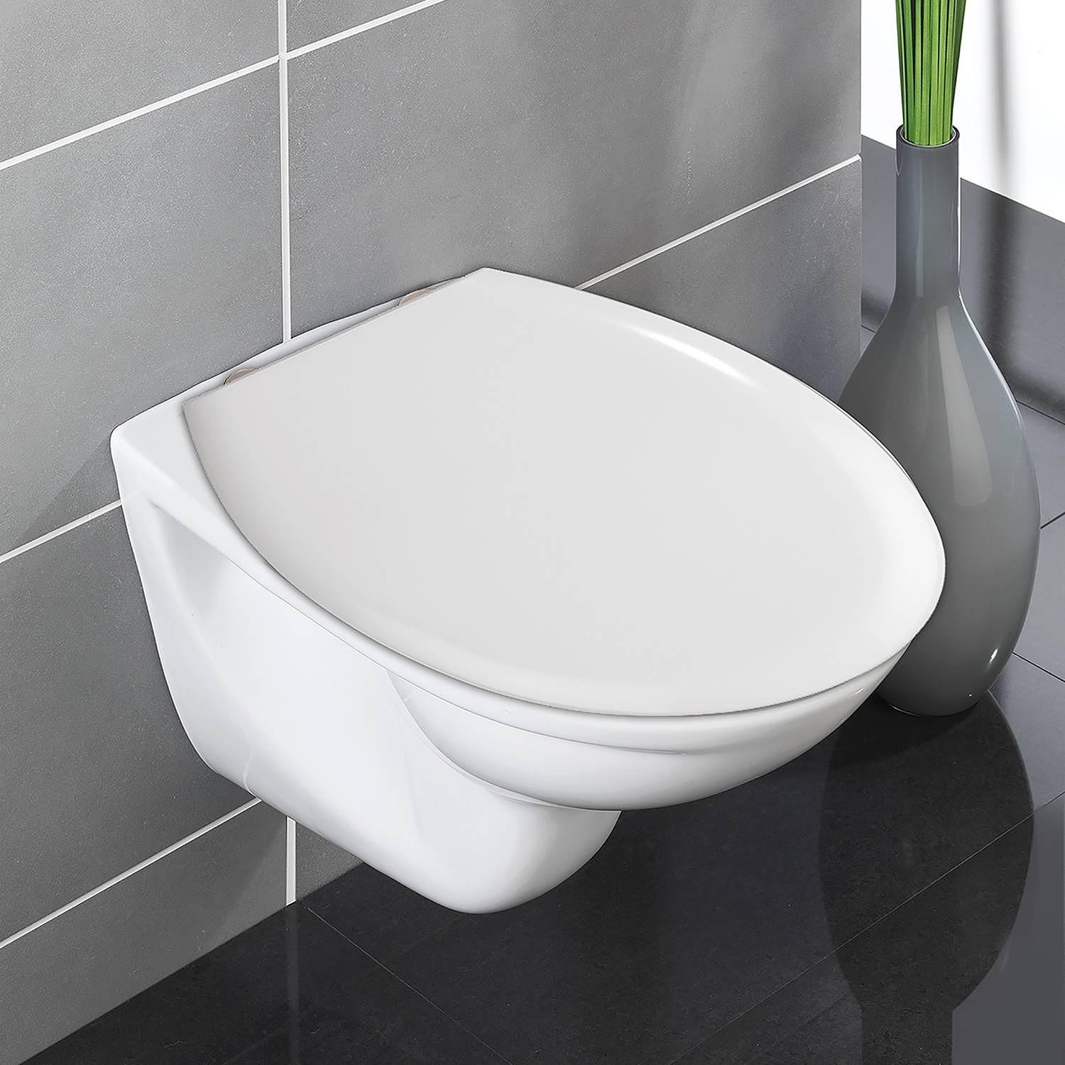 WC-Sitz Gubbio Edelstahl Weiß 4