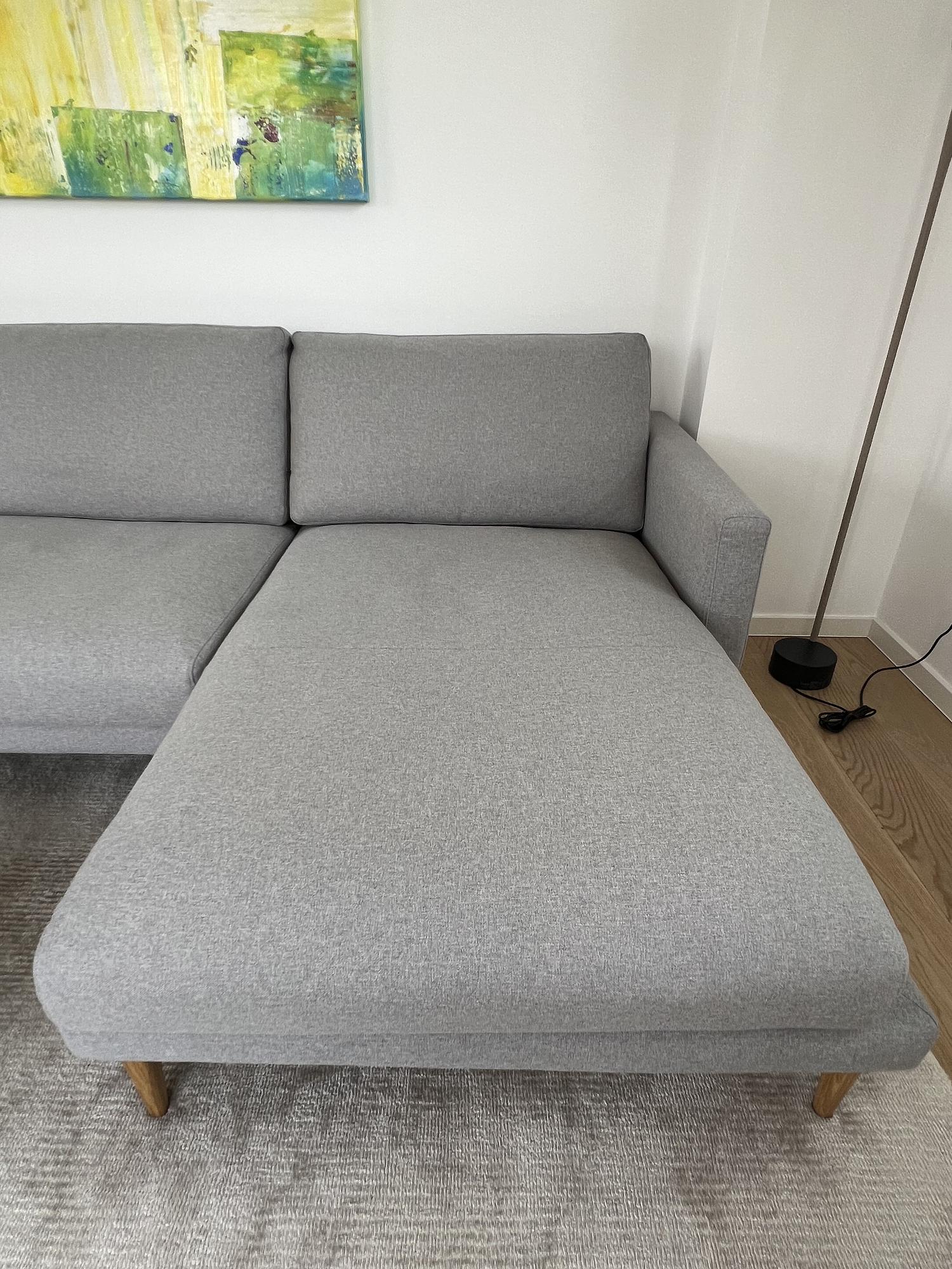 Veneda Sofa 3,5-Sitzer Récamiere Rechts Grau 4