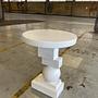 Artist Side table Fiber concrete Bone white 1