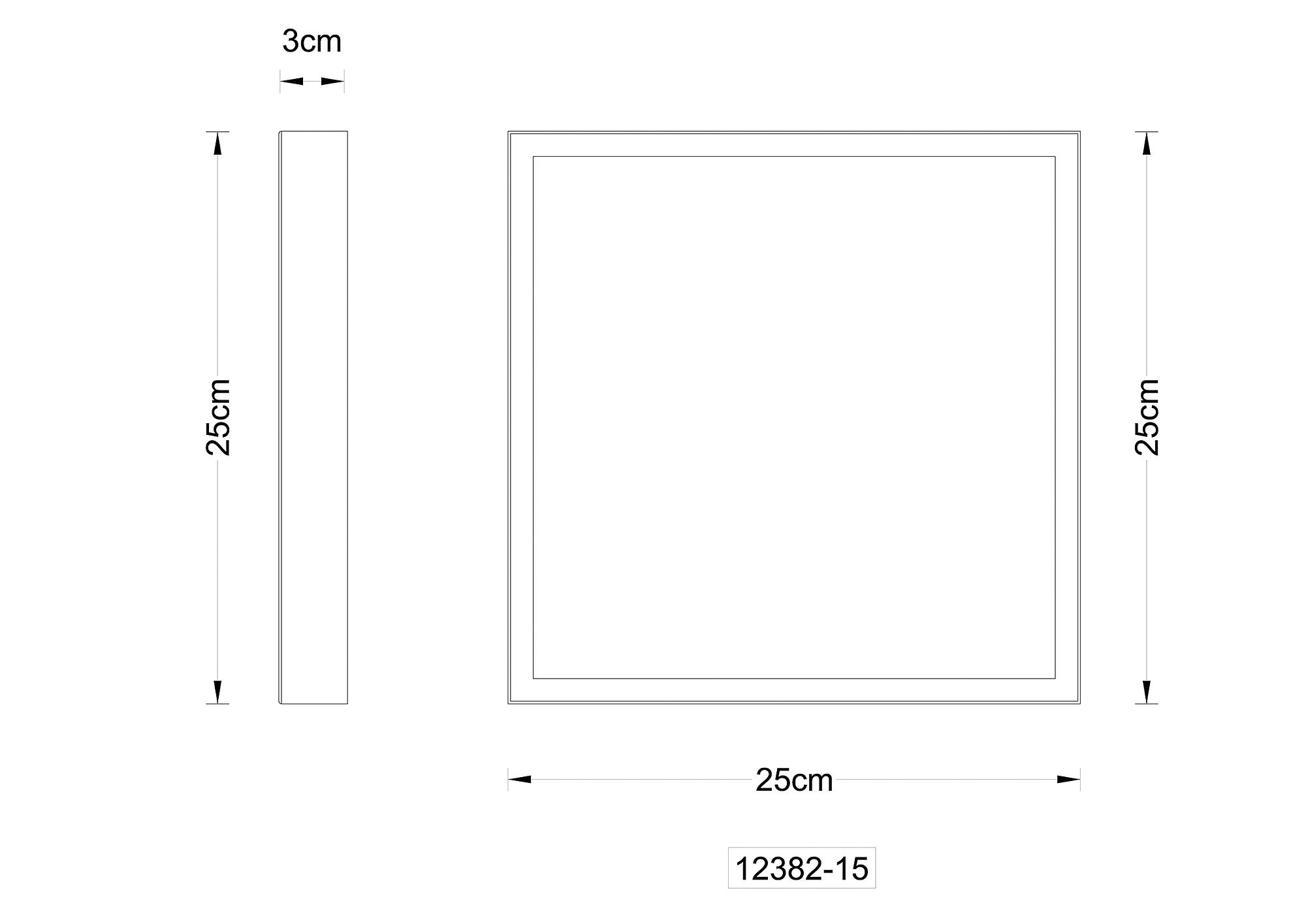 Tibey LED ceiling light iron brown 3