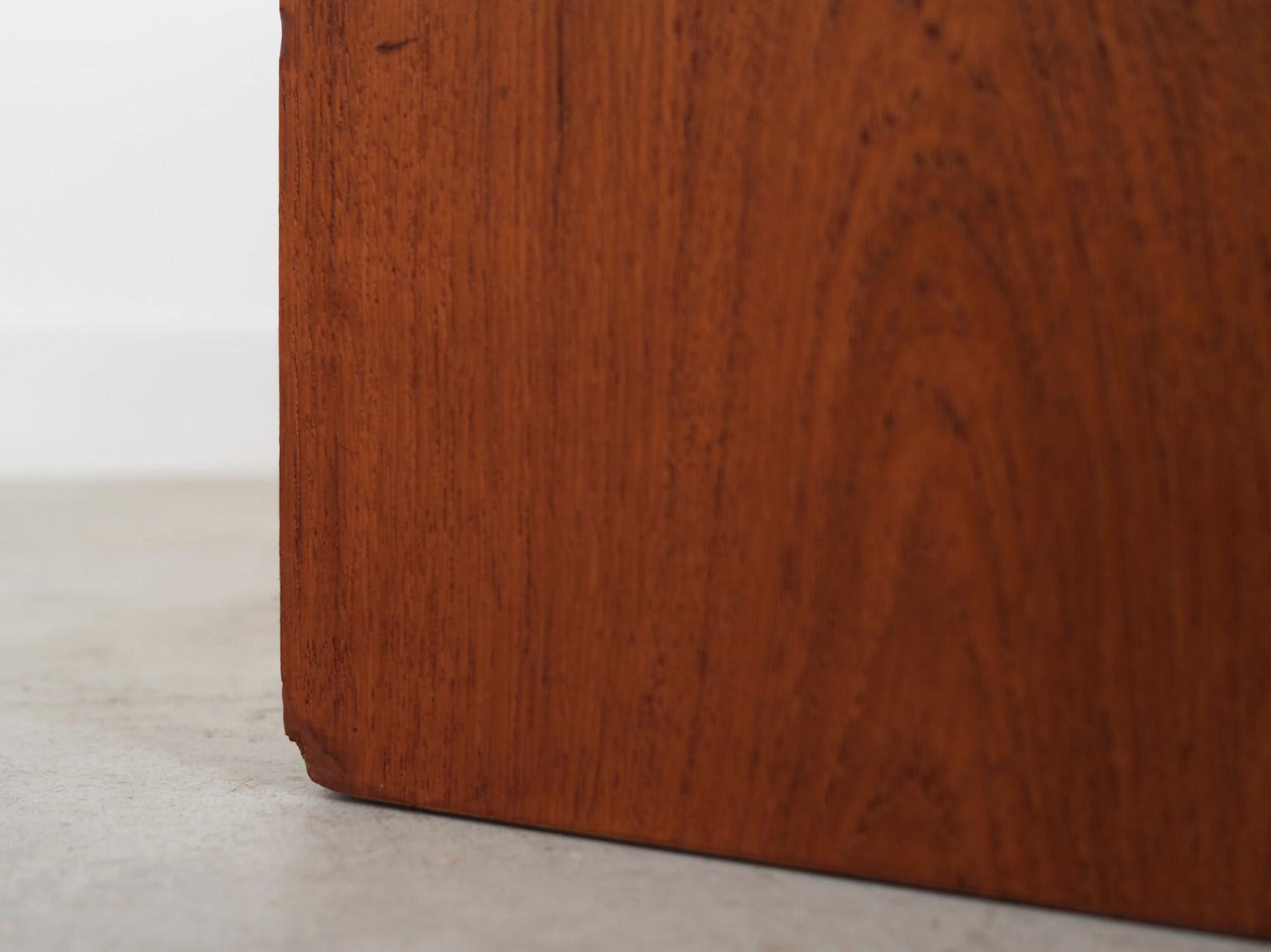 Vintage Schrank Teakholz Braun 1970er Jahre 10