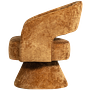 Ebba Drehsessel Chenille Braun 3