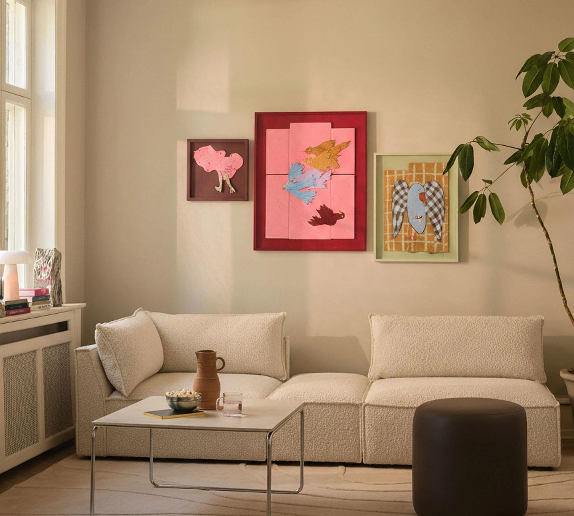 Marlon Couchtisch Sand Stone Chrom 70x70 cm 3