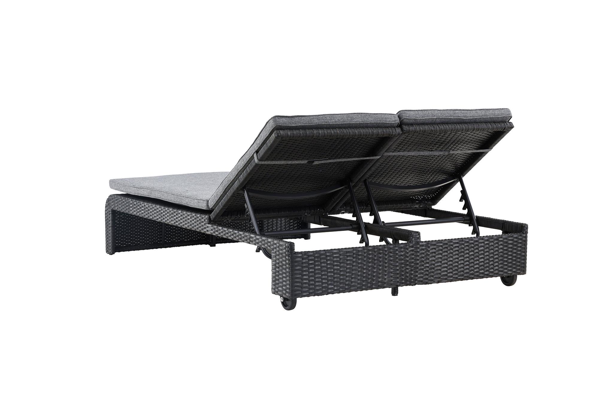 London Sonnenbank Spunpolyester Schwarz Dunkelgrau 8