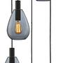 Pendant light Smoked glass Grey 0