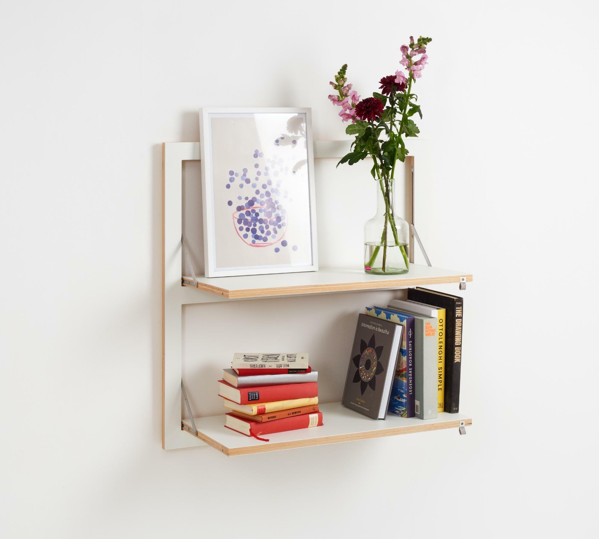 Fläpps Regal 80x80-2 Weiß 0