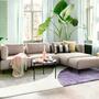 Set Ellis Sofa mit Récamiere + Hocker Beige 0