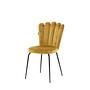 2x Limhamn Stuhl-Set Samt Gelb 2