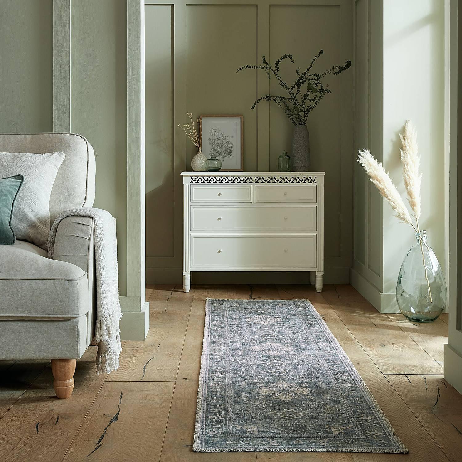 Windsor Traditional Läufer Mintgrün 60 x 230 cm 0