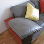 Lota Sofa Leder Grau 3