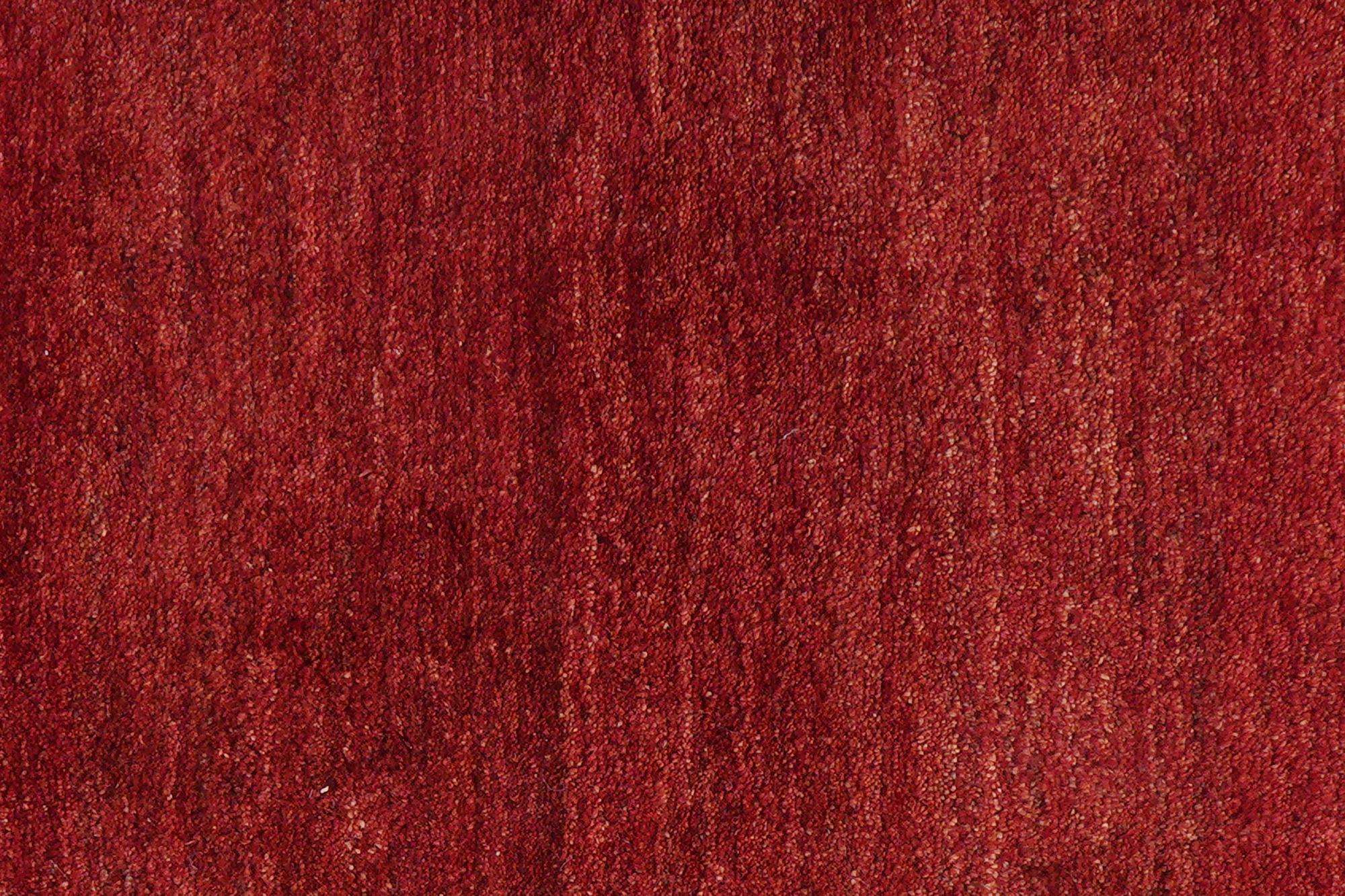 Gabbeh Teppich Wolle Rot 5