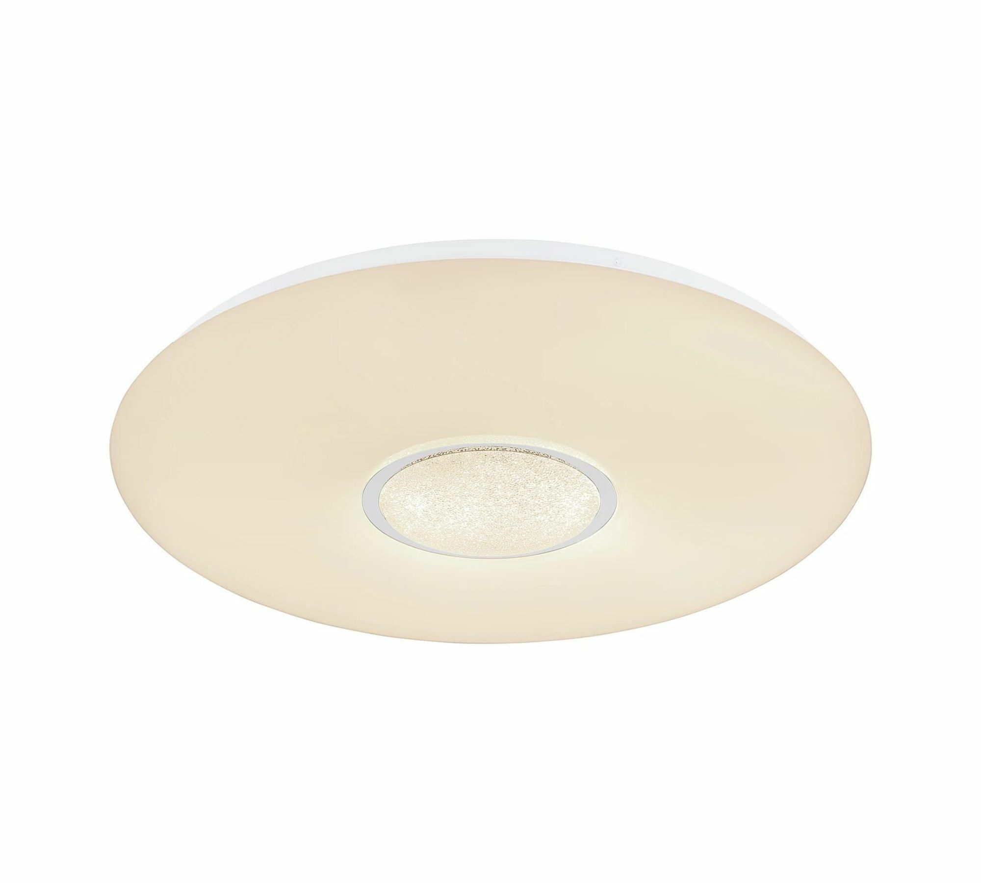 LED Deckenleuchte 1-flammig Glas Metall Weiß 1
