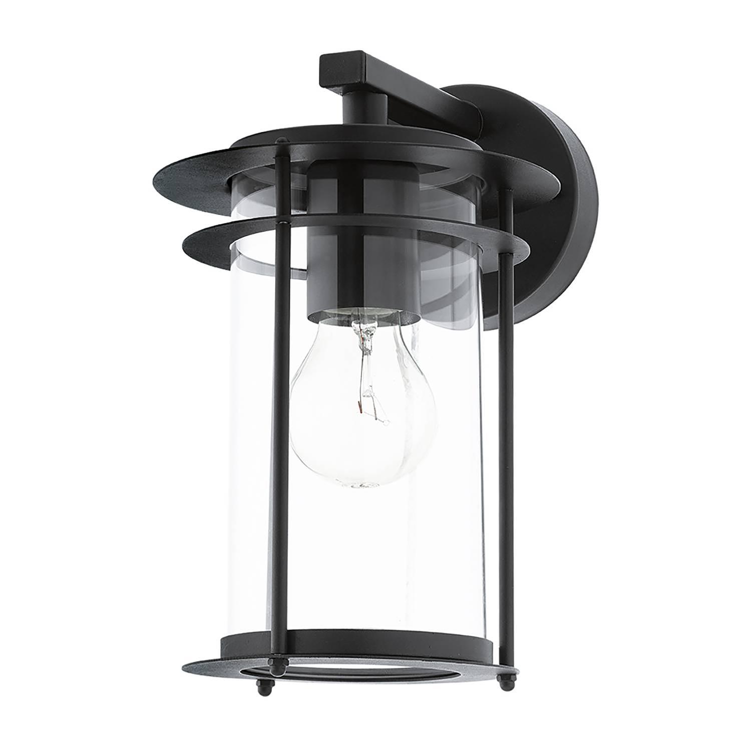 Valdeo Outdoor wall light glass steel 1-bulb 0