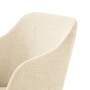 Armchair Web fabric Wood Beige 5