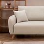 Hera Sofa Bed 3-seater Wood Veneer Cream 3