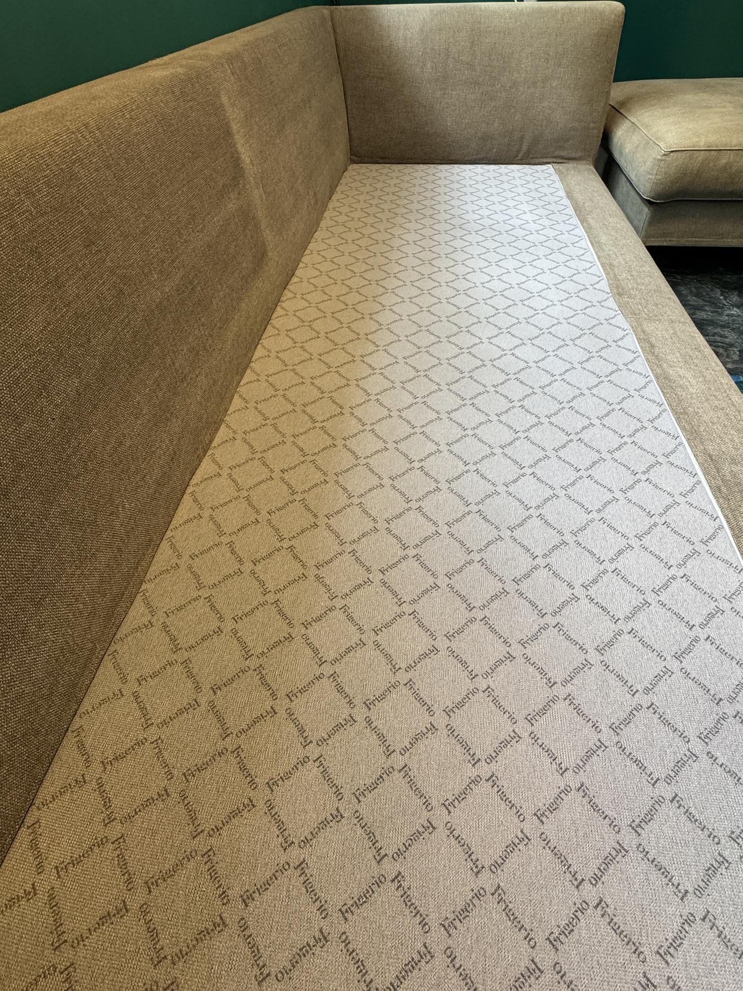 Frigerio armchairs and sofas with ottoman Grey 3