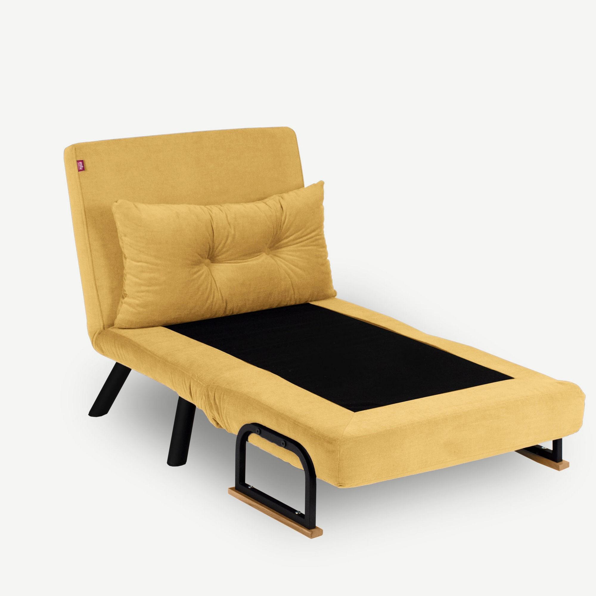 Sando Sleeper Armchair Mustard Yellow 2