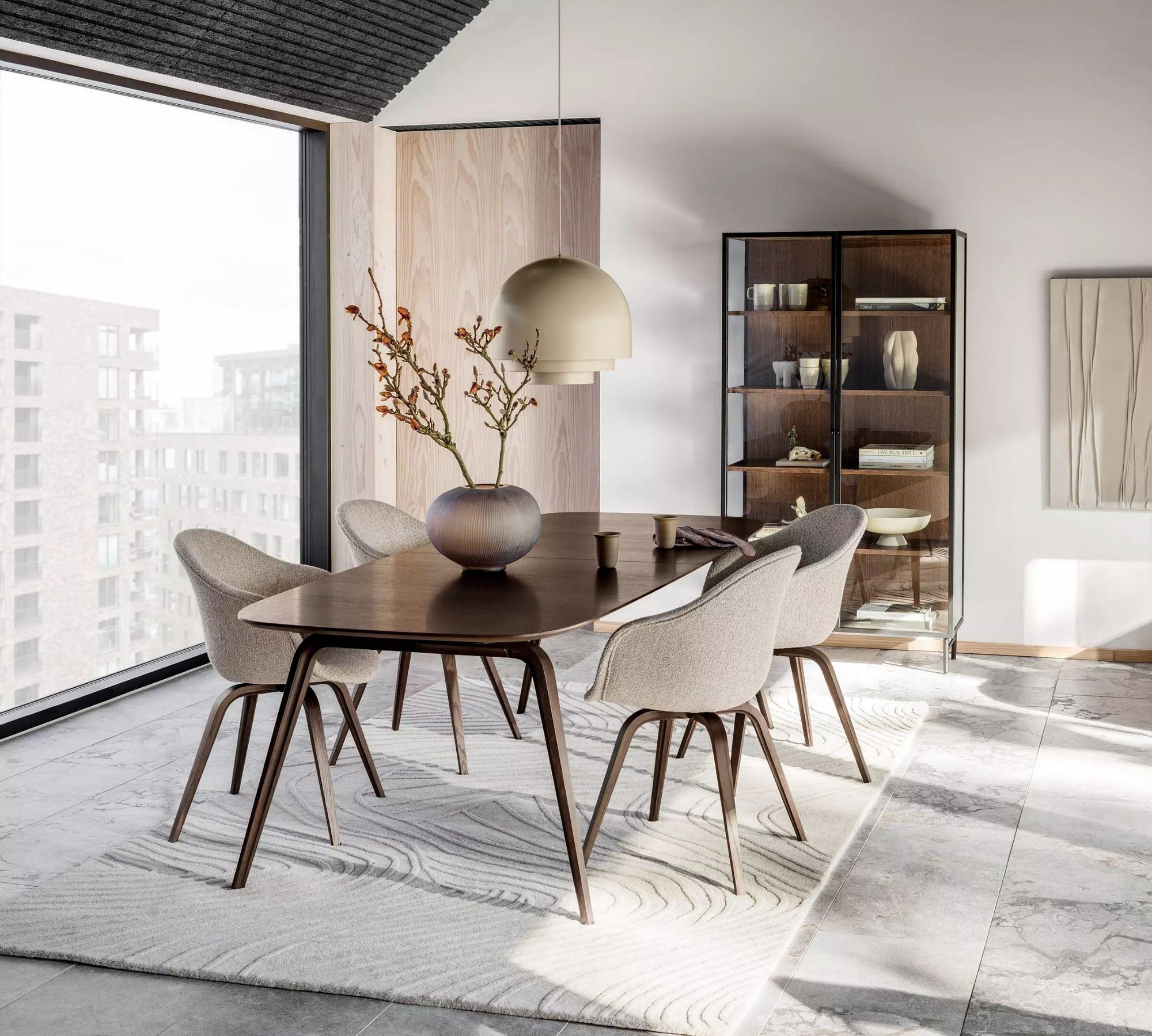 Hauge Esstisch mit Zusatztischplatte Braun 4