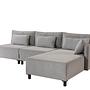 Matris Right Corner Sofa Grey 3