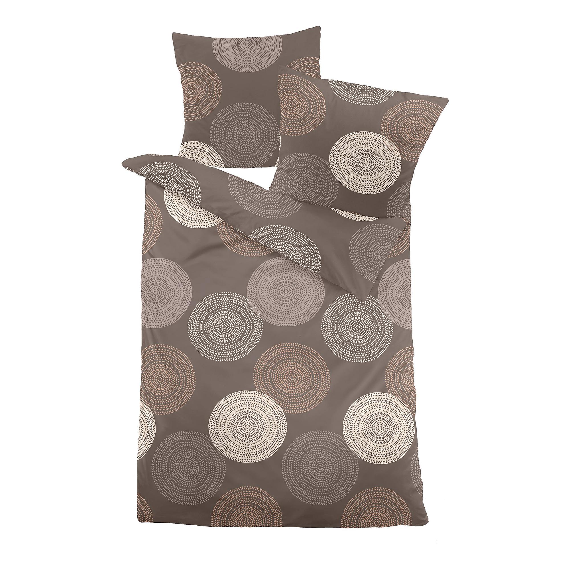 Lorhi Noble Beaver Bedding Set Taupe 135 x 200 cm 0