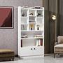 Tokyo Bookshelf Wood Veneer White 2