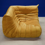 Togo Corner Sofa Velvet Mustard Yellow 4