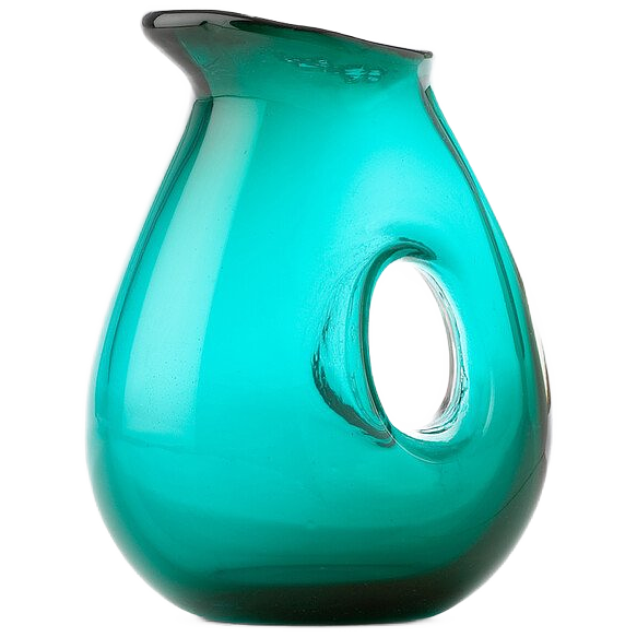 Pitcher with hole Glass Green 0
