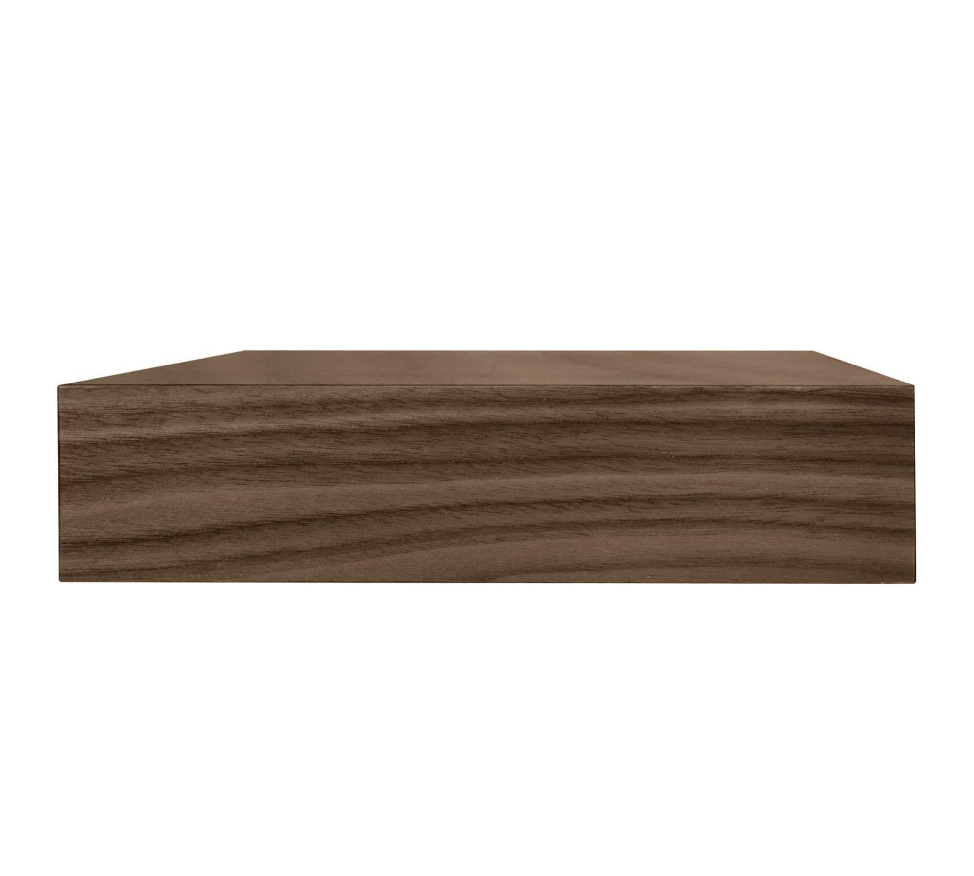 Wall shelf Veneered Walnut 90 cm 3