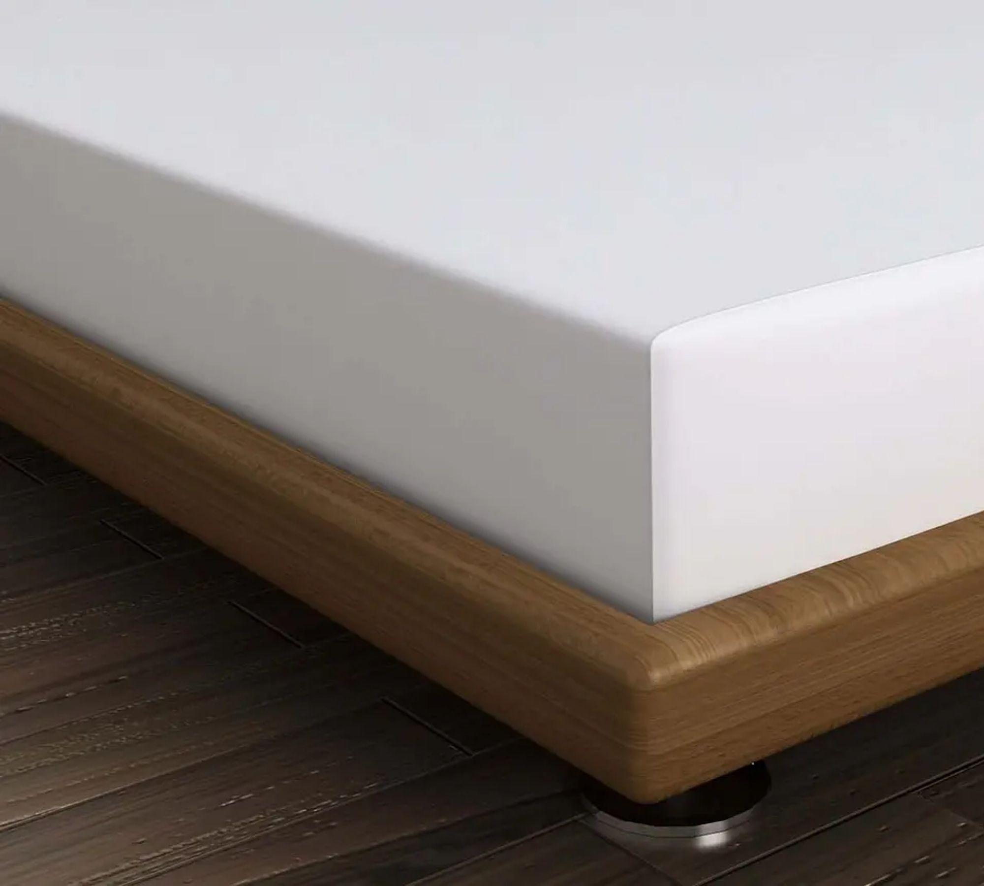 Fitted sheet Cotton White 100cm x 200cm 0