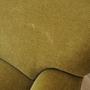 4-seater sofa velvet green 1960s 8