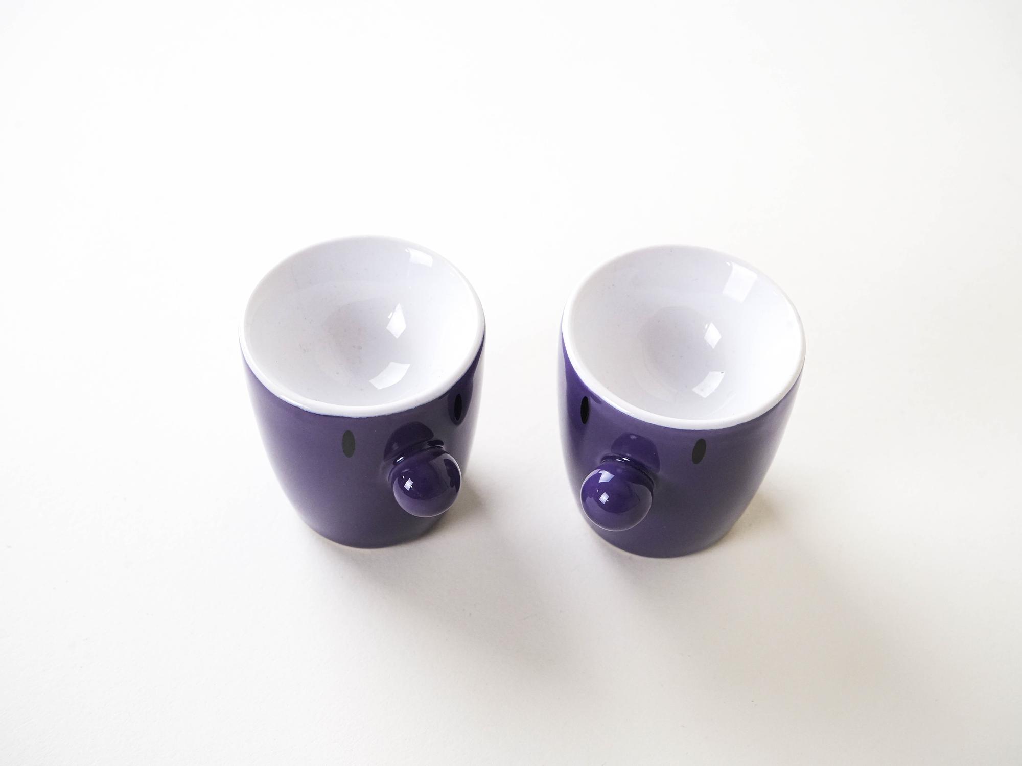 Egg cup set 1970s HOPTIMIST 3