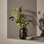 Ovalo Vase Glas Grün Ø 12 cm 65818 0