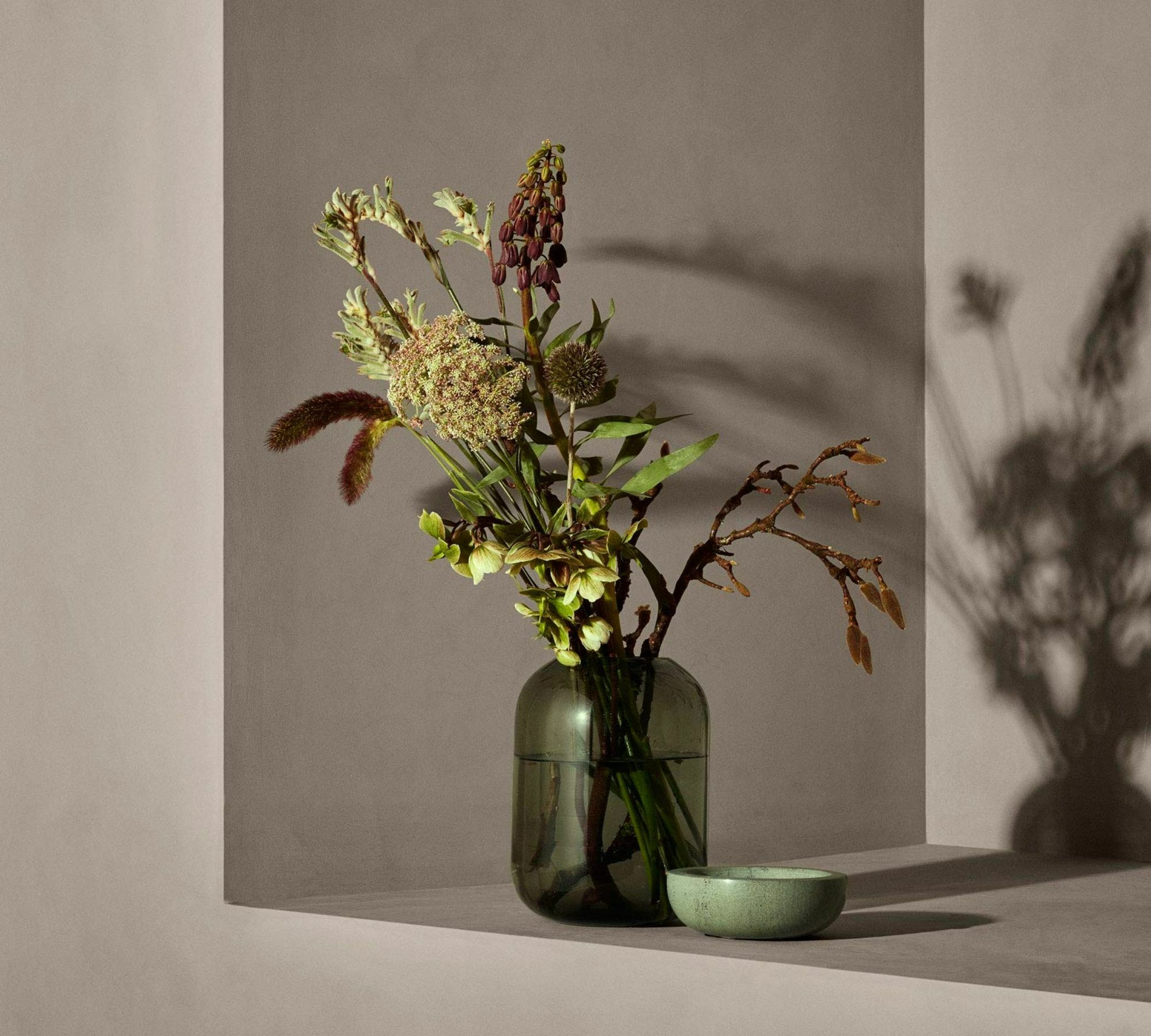 Ovalo Vase Glas Grün Ø 12 cm 65818 0