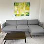 Veneda Sofa 3,5-Sitzer Récamiere Rechts Grau 1