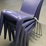 4x Louis 20 Stuhl by Philipp Starck Kunststoff Violett 6