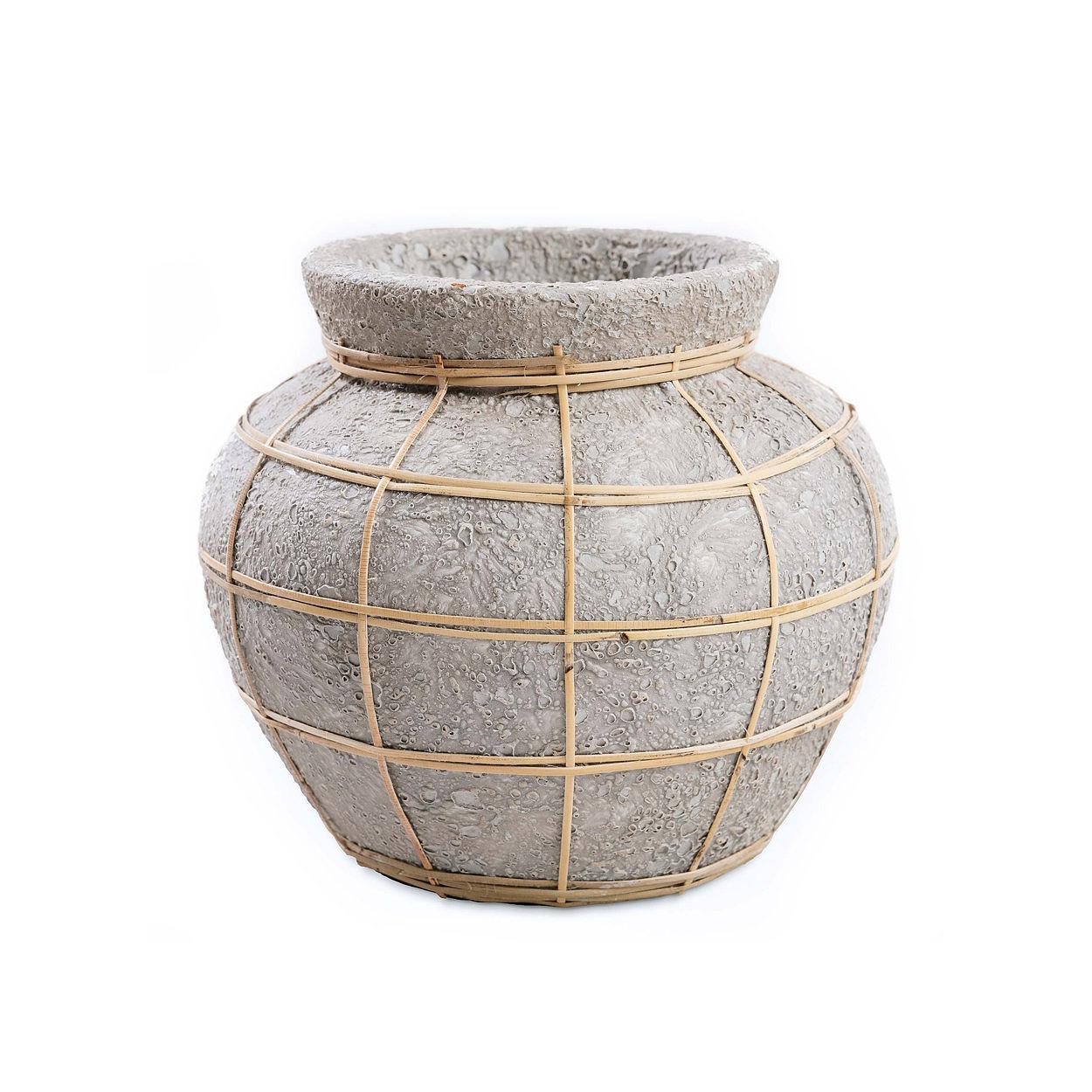 Belly Vase Beton Natur 0