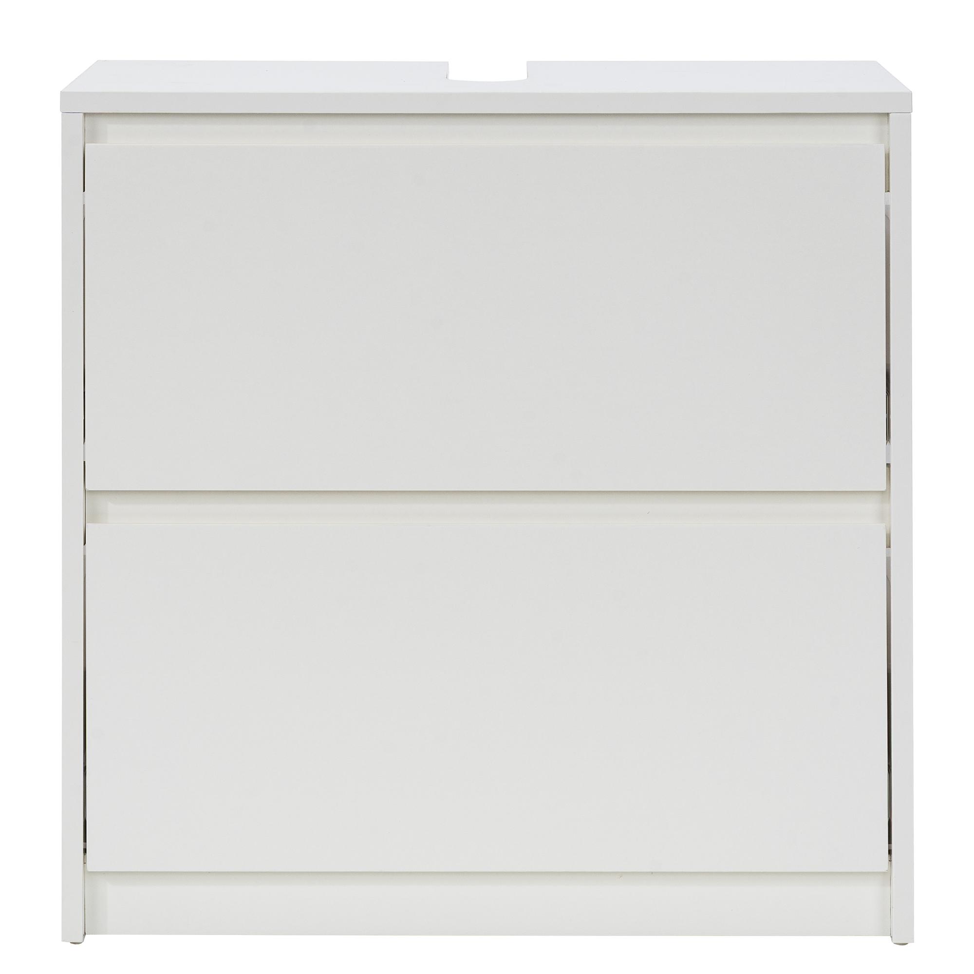 Gergov Waschbeckenunterschrank Weiß 3