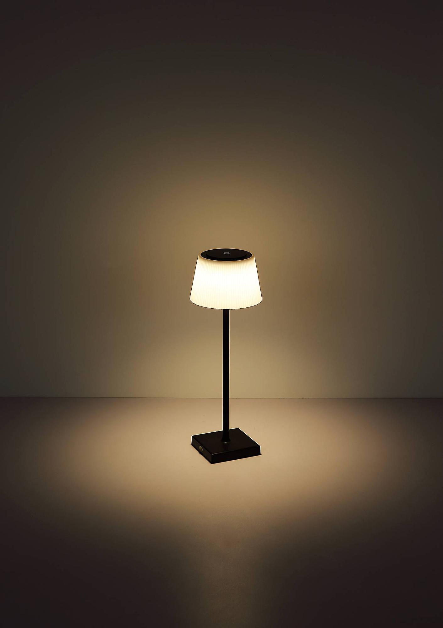 Gregoir Table Lamp Aluminum Acrylic Glass 1-flame 2