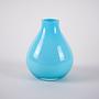 Light blue 1970s glass vase 4