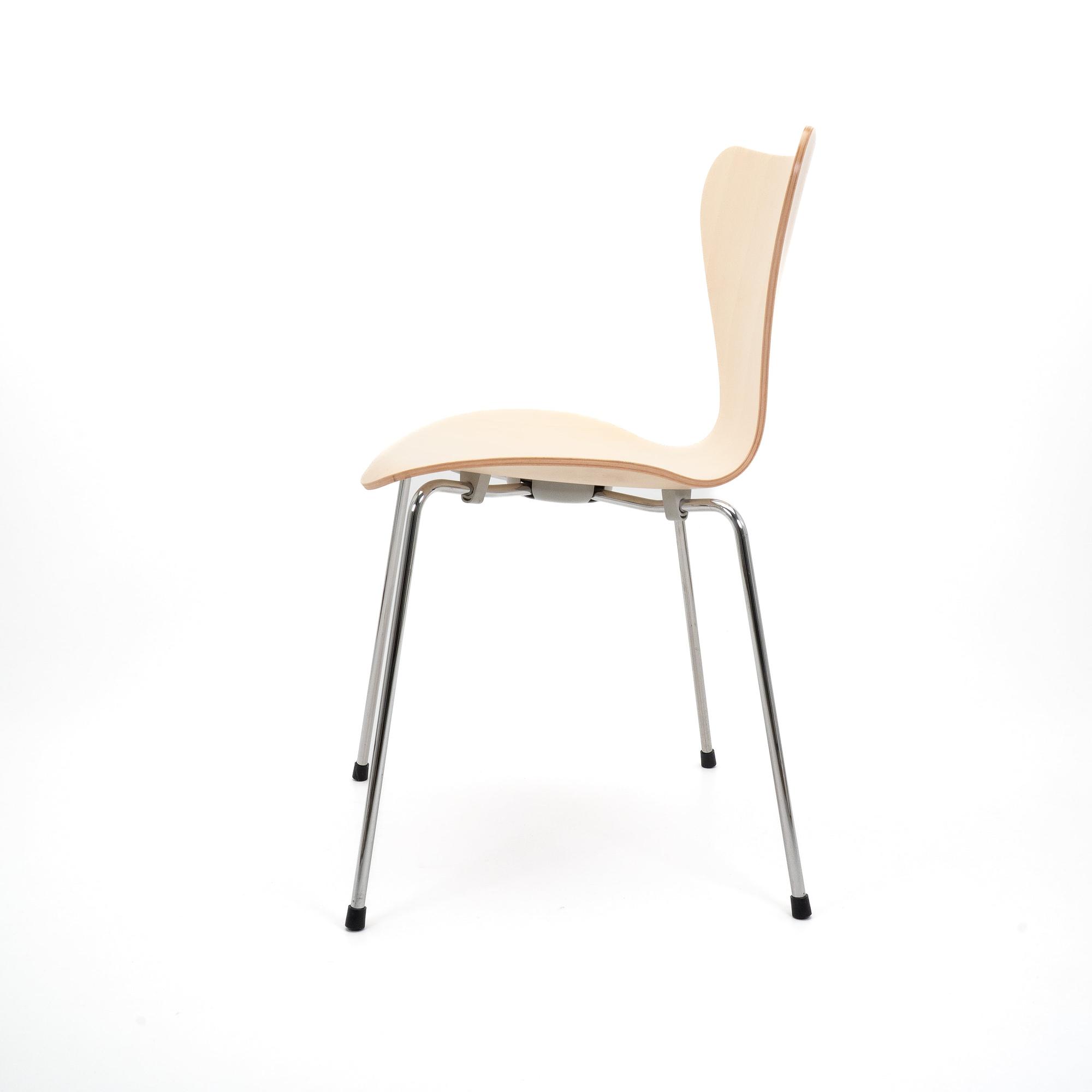 Serie 7 Stuhl Chrom Ahorn von Fritz Hansen 1
