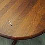 Vintage Tisch Kirschholz Braun 1970er Jahre 11